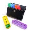 Pu Leather Handbag With 7 Pill Box