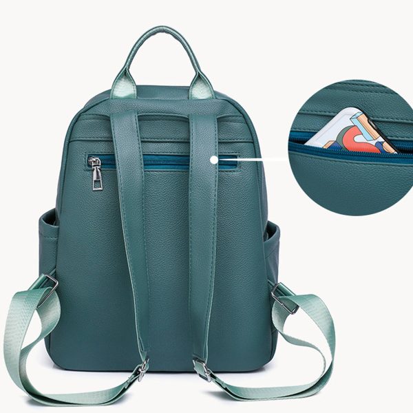 PU Leather New Solid Backpack