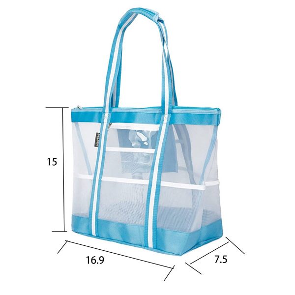 Oxford Extra Large Mesh Beach tote Bag
