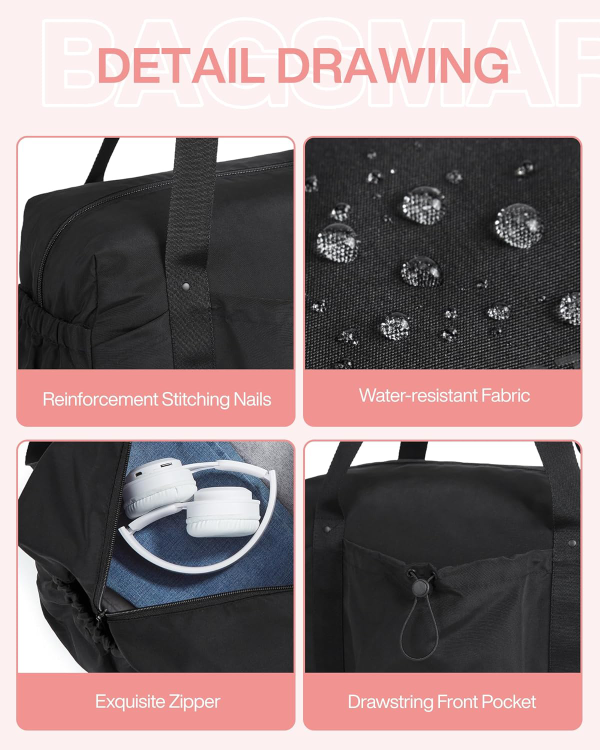 Oxford Foldable Travel Duffle Bag