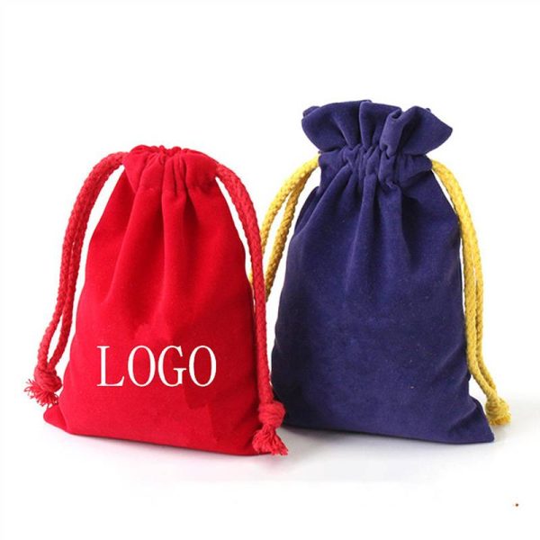 Velvet Jewelry Drawstring Bag