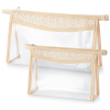 Small Straw Clear Makeup Bags