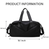 Gym Duffel Travel Bag with Wet Pocket Shoes for Women