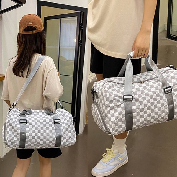 Oxford shoulder duffel bag