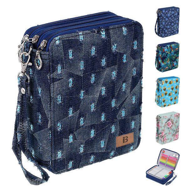 Polyester Colored Pencil Case- 78 Slots
