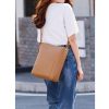 PU Simple vintage bucket tote cross-body bag