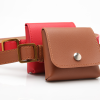 PU Leather Multi Pocket Belt Bag