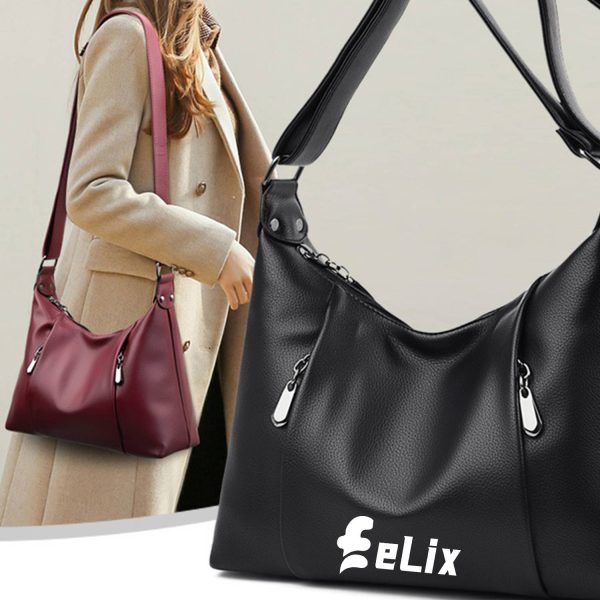 Minimalist Soft Leather Women'S Handbag
