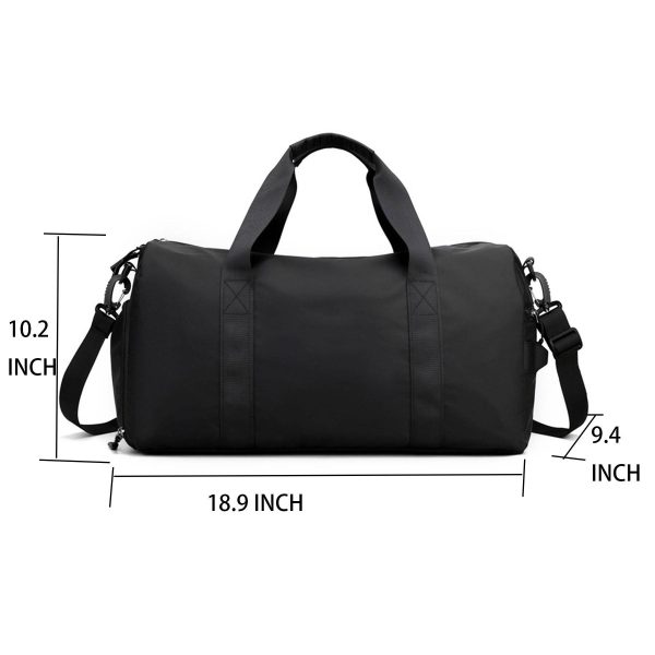 Oxford cloth travel crossbody duffel bag