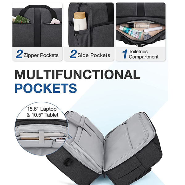 Weekend Outing With A Slung Duffel Bag
