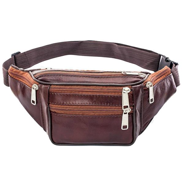 PU Leather Fanny pack Cowhide
