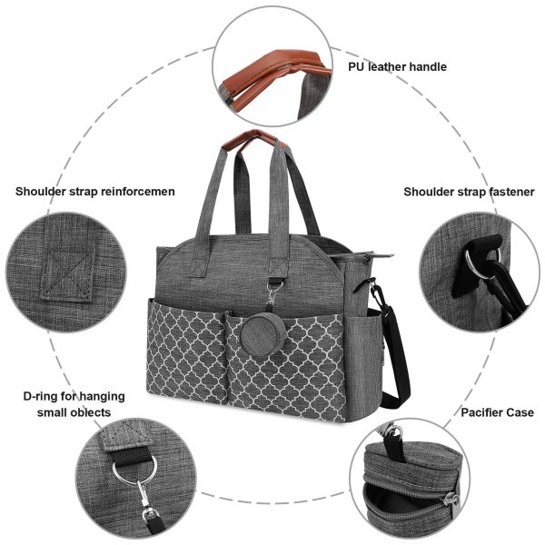 Oxford shoulder diaper baby bag