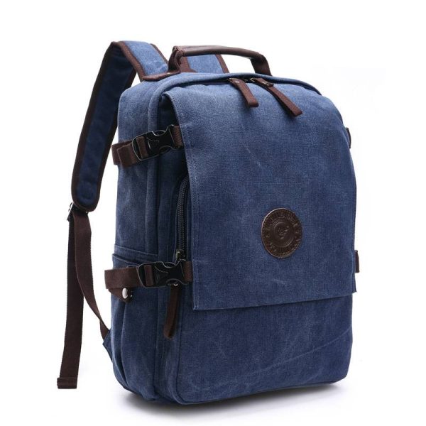 Vintage Canvas Backpack for Men Women