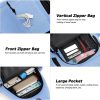 Sling Canvas Crossbody Hiking Bag with Anti-theft Pocket