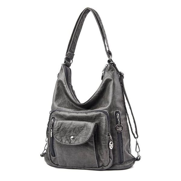 Retro PU Leather Fashion Tote Bag