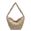 Stylish Embroidered Nylon Shoulder Bag