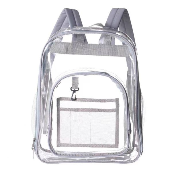 Large-capacity PVC Clear School Backpack