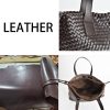 Genuine Leather Large Summer Beach Travel Tote Bag