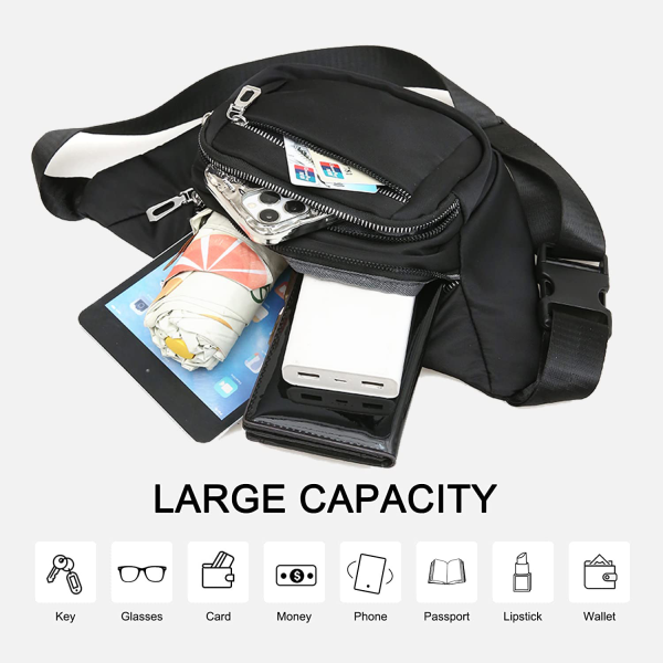 Crossbody Fanny Pack for Men With Adjustable Strap