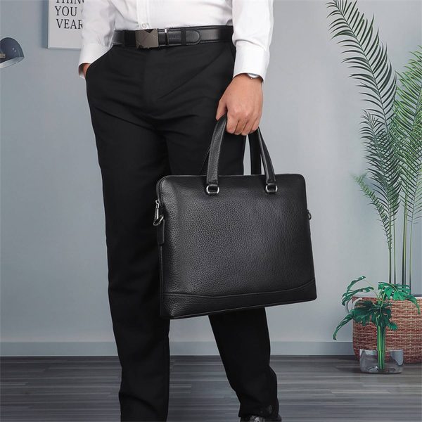 Leather Waterproof Messenger Bags for man