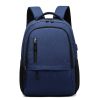Oxford Business Men's Backpack With Charging Port