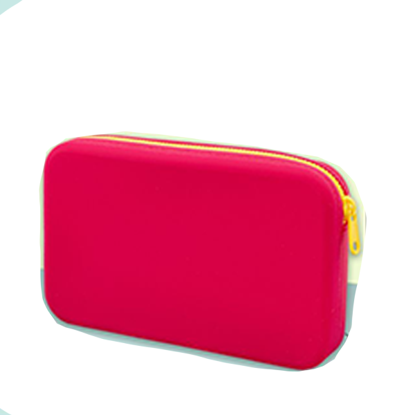 Portable Zippered Cosmetic Brush Bag