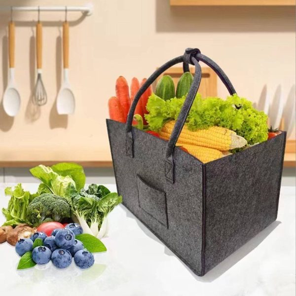 Foldable Felt Shopping Tote Bag