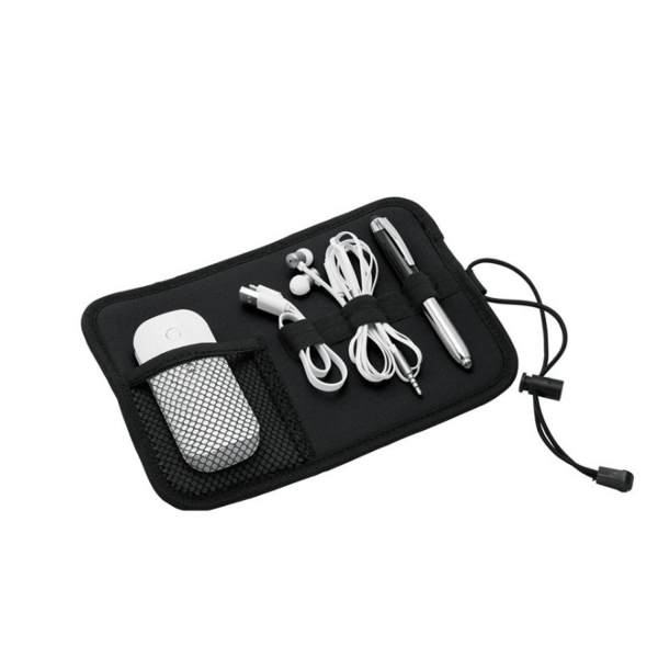 Neoprene Roll-Up Tech Organizer