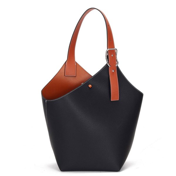 Genuine Leather Large-capacity commuter tote bag
