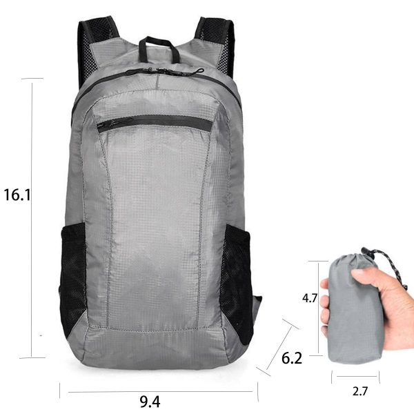 Polyester ultra-light foldable backpack