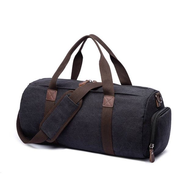 Oxford Large Capacity Duffel Bag With Shoe Compartment