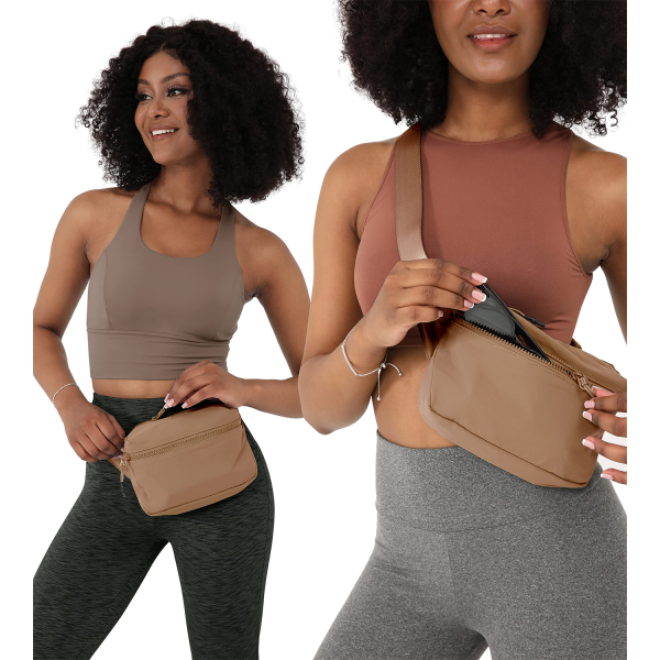 Crossbody Belt Bag for Travel