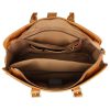 Leather Laptop Briefcase for Men Waterproof Travel Messenger