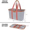 Large Canvas Foldable Grocery Shopping Bag