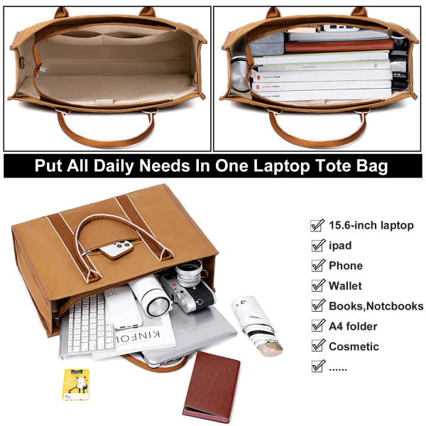 Canvas Shoulder Computer Messenger Tote Bags