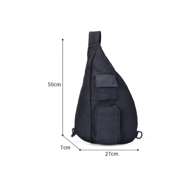 Sling Chest Bag with Adjustable Rope Shoulder Strap