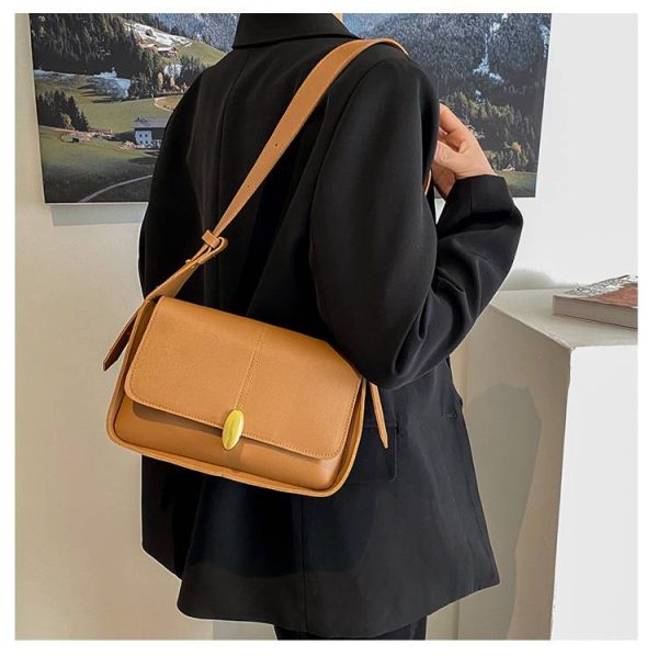 PU Leather Tote Crossbody Bag
