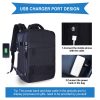 Nylon Travel Laptop Backpack with USB Charging Port