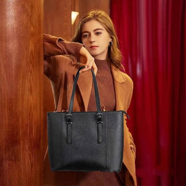 Women Briefcase Laptop Vintage Genuine Leather Handbags