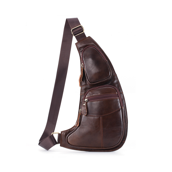 Trendy Men's Genuine Leather Messenger Bag