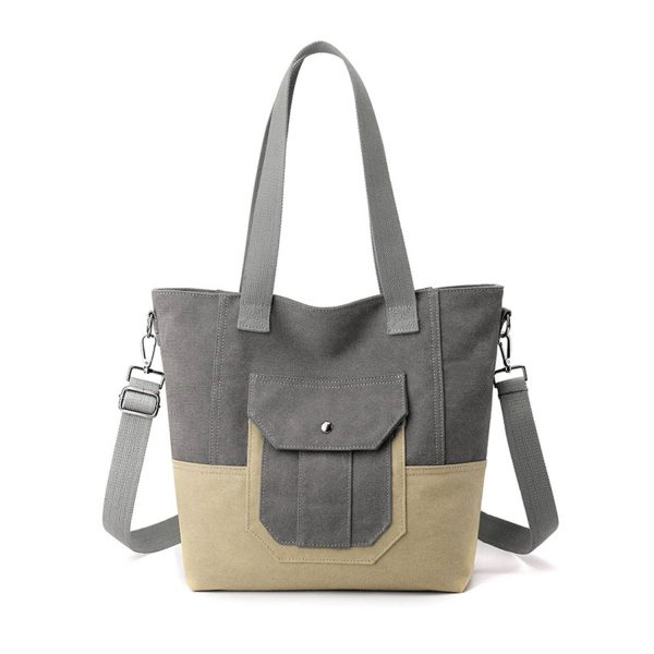 Vintage canvas tote Crossbody bag