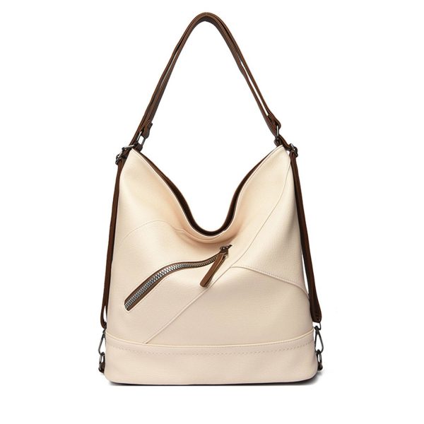 Large capacity genuine leather tote bag
