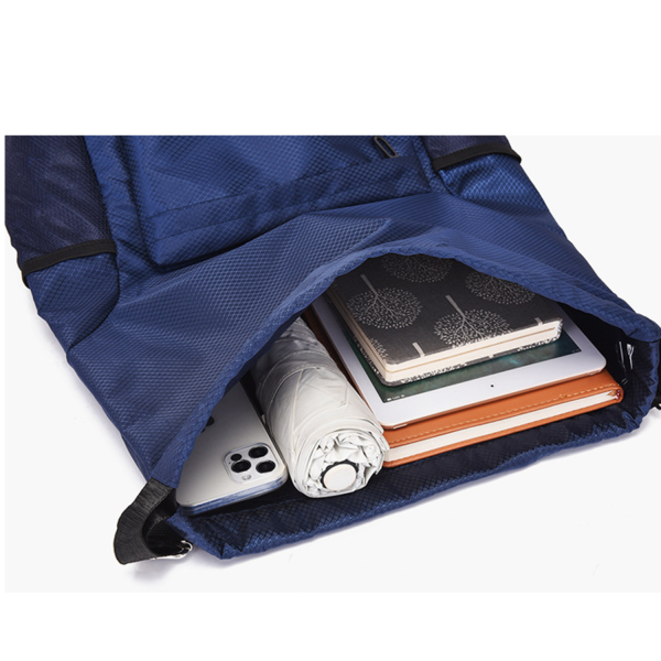 Sports Gym Drawstring Bag String Backpack