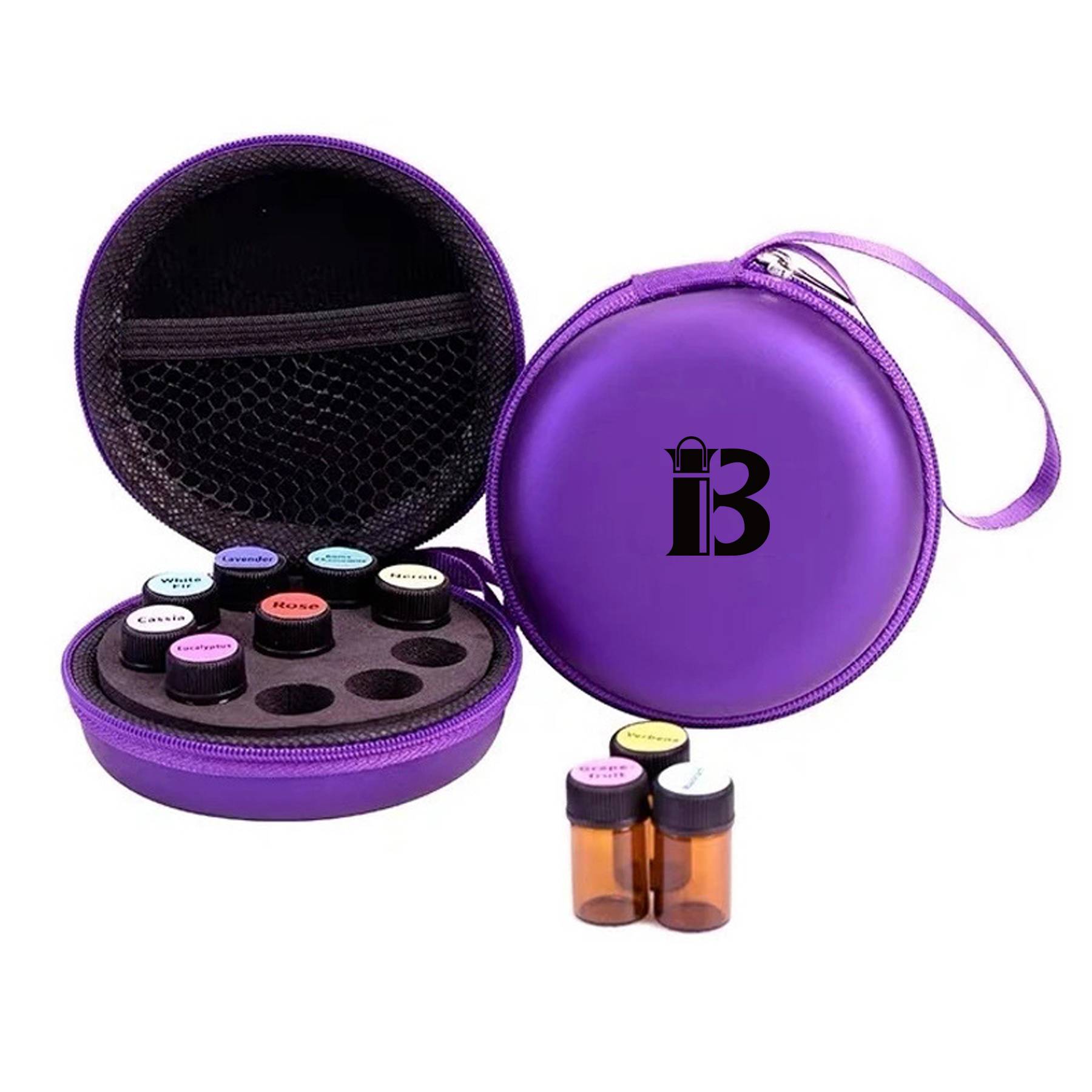 PU Essential Oil Split Bottle Storage Portable Bag