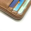 Top Layer Leather Card Bag Multifunction Coin Purse Wallet