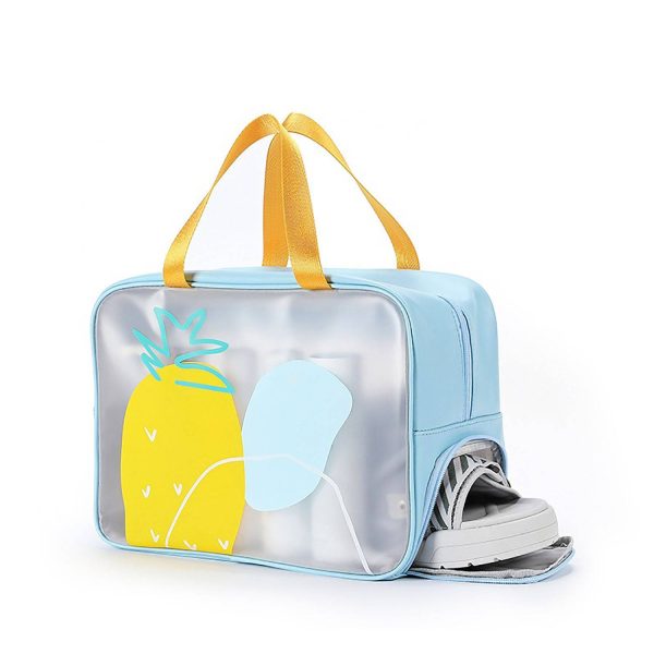 Cosmetics Wet Dry Separate Toiletry Bag with Shoes Storage