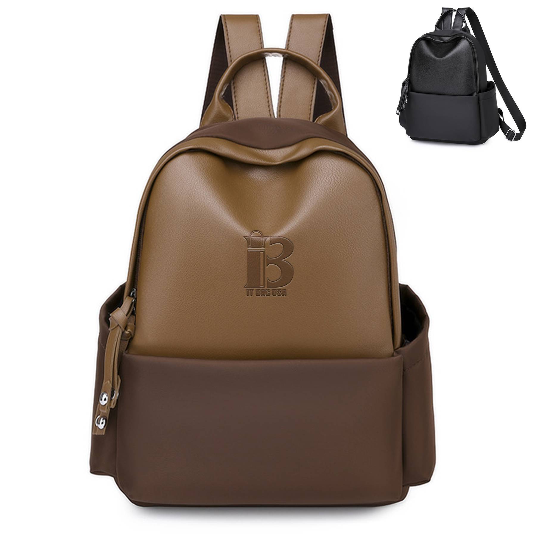 Ladies PU Leather Backpack