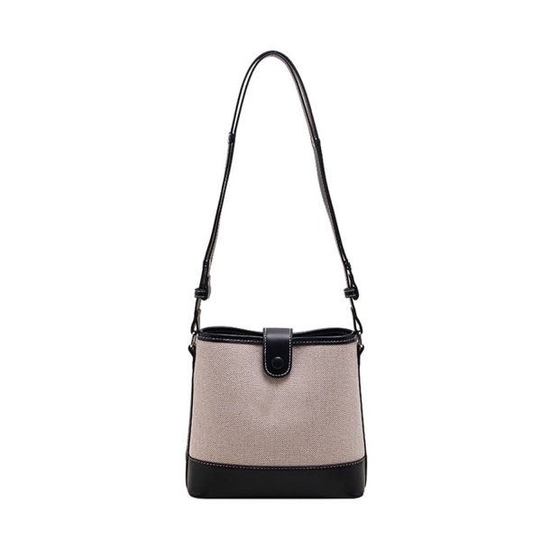 Canvas Crossbody Bag Trend Color Clash for Women