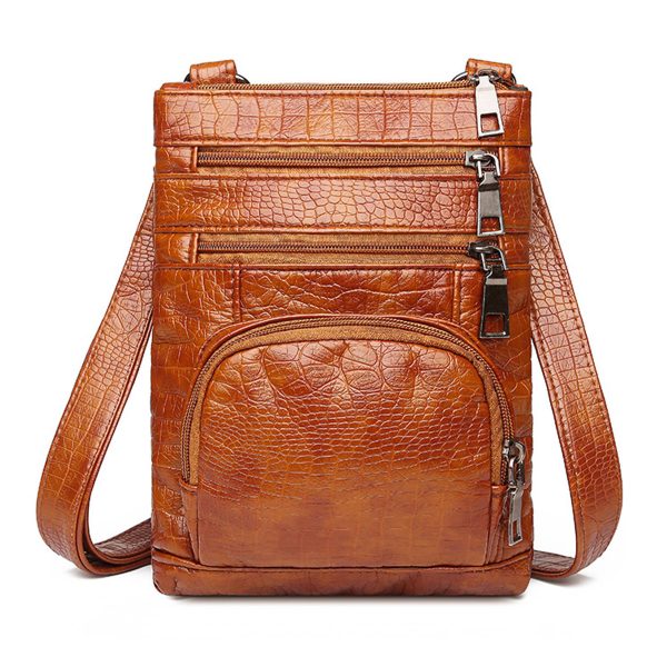 PU Crossbody Bag for Women Multi-Pocket