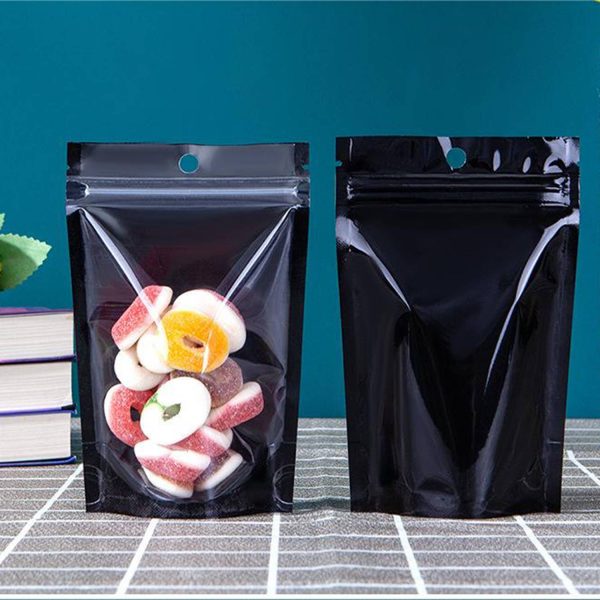 Food Storage Mylar Packaging Pouch Bag w/ Clear Window